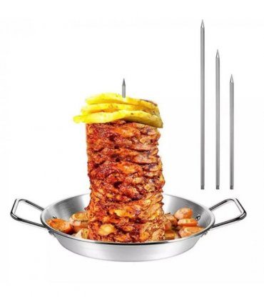 Al Pastor Skewer for Grill, Stainless Steel Vertical Skewer, Brazilian5088
