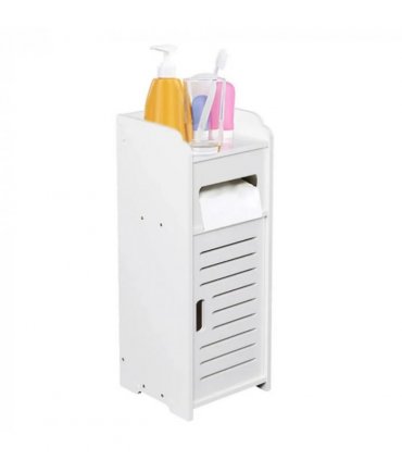 White Bathroom Bedroom Cabinet Drawer Shelf Cupboard Storage Free Standing Floor