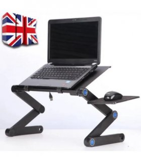 Laptop Stand Desk Table Adjustable Folding Computer Table Portable Sofa Lap Tray