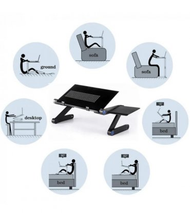 Laptop Stand Desk Table Adjustable Folding Computer Table Portable Sofa Lap Tray