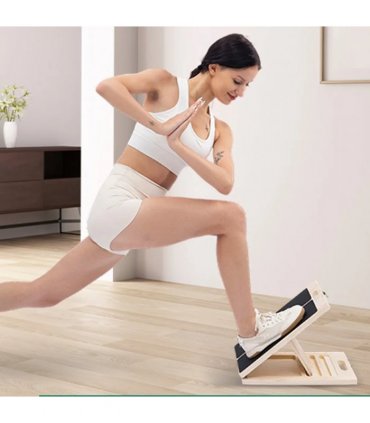 Wooden Slant Board Calf Stretcher Folded for Yoga Workout Calf Incline Board UK