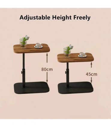 C-Shaped Adjustable Sofa Side End Table Coffee Laptop Table Living Room Bedroom
