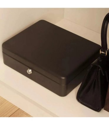 A4 Security Lock Box Fireproof Chest Cash Safe Keys Document Home Office