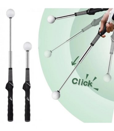 Retractable Golf Swing Training Aid Golf Grip Trainer Indoor Warm up Practice