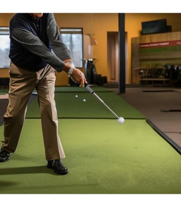 Retractable Golf Swing Training Aid Golf Grip Trainer Indoor Warm up Practice