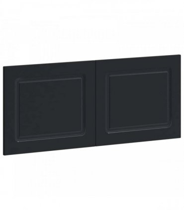 vidaXL Wall-Mounted Headboard UTRECHT Black Engineered Wood
