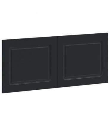 vidaXL Wall-Mounted Headboard UTRECHT Black Engineered Wood