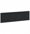 vidaXL Wall-Mounted Headboard ALKMAAR Black Engineered Wood