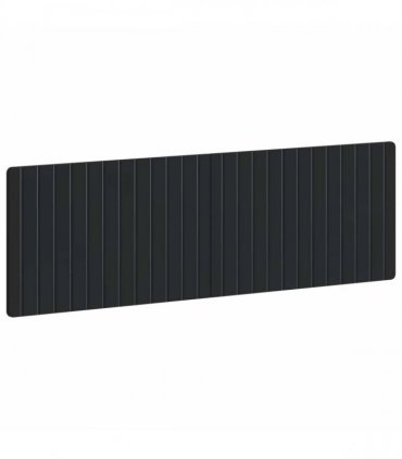 vidaXL Wall-Mounted Headboard ZWOLLE Black Engineered Wood
