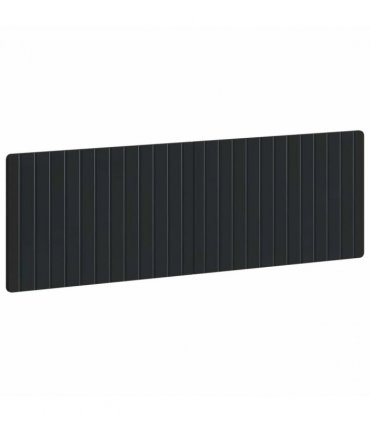 vidaXL Wall-Mounted Headboard ZWOLLE Black Engineered Wood
