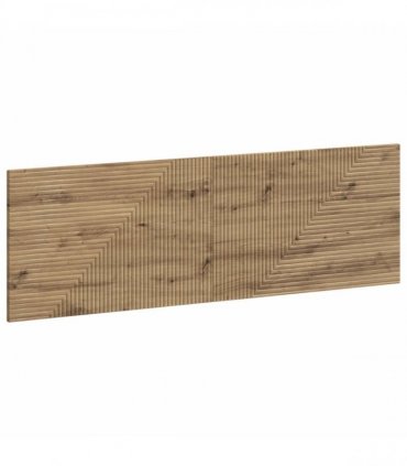 vidaXL Wall-Mounted Headboard HAARLEM Artisan Oak Engineered Wood