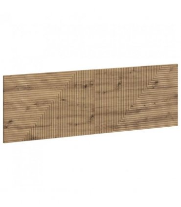 vidaXL Wall-Mounted Headboard HAARLEM Artisan Oak Engineered Wood
