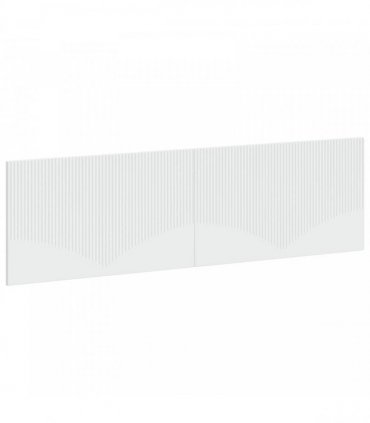 vidaXL Wall-Mounted Headboard HOORN White Engineered Wood
