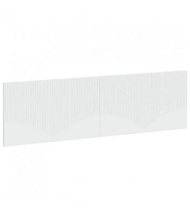 vidaXL Wall-Mounted Headboard HOORN White Engineered Wood