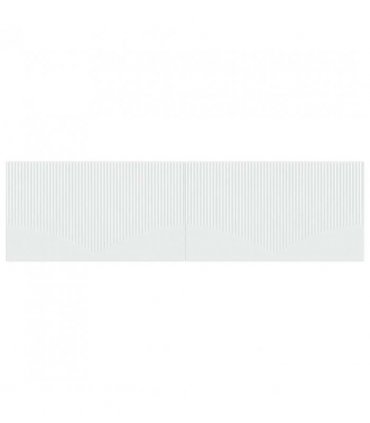vidaXL Wall-Mounted Headboard HOORN White Engineered Wood