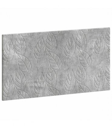 vidaXL Wall-Mounted Headboard DELFT Concrete Grey Engineered Wood