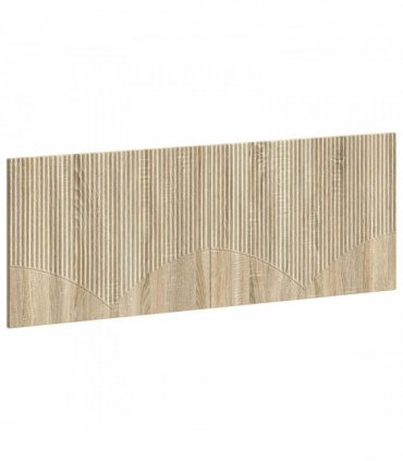 vidaXL Wall-Mounted Headboard HOORN Sonoma Oak Engineered Wood