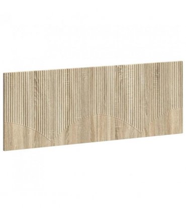 vidaXL Wall-Mounted Headboard HOORN Sonoma Oak Engineered Wood
