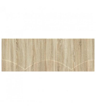 vidaXL Wall-Mounted Headboard HOORN Sonoma Oak Engineered Wood