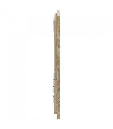 vidaXL Wall-Mounted Headboard HOORN Sonoma Oak Engineered Wood