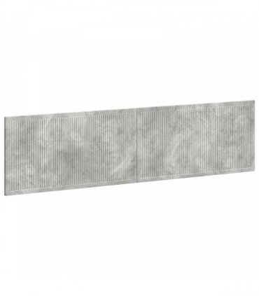 vidaXL Wall-Mounted Headboard EDE Concrete Grey Engineered Wood
