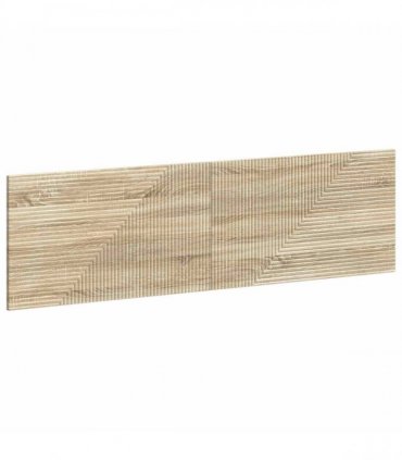vidaXL Wall-Mounted Headboard HAARLEM Sonoma Oak Engineered Wood