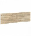 vidaXL Wall-Mounted Headboard HAARLEM Sonoma Oak Engineered Wood