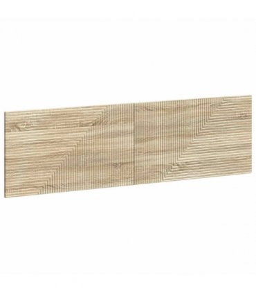 vidaXL Wall-Mounted Headboard HAARLEM Sonoma Oak Engineered Wood