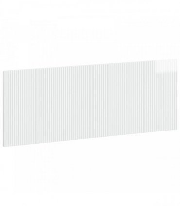 vidaXL Wall-Mounted Headboard ARNHEM High Gloss White Engineered Wood