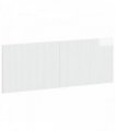 vidaXL Wall-Mounted Headboard ARNHEM High Gloss White Engineered Wood