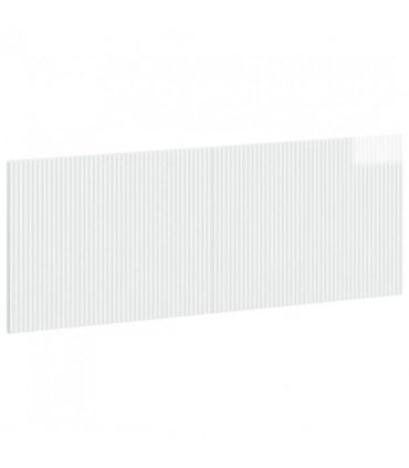 vidaXL Wall-Mounted Headboard ARNHEM High Gloss White Engineered Wood