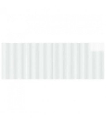 vidaXL Wall-Mounted Headboard ARNHEM High Gloss White Engineered Wood