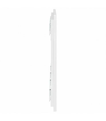 vidaXL Wall-Mounted Headboard ARNHEM High Gloss White Engineered Wood