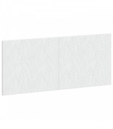 vidaXL Wall-Mounted Headboard DELFT White Engineered Wood