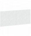 vidaXL Wall-Mounted Headboard DELFT White Engineered Wood