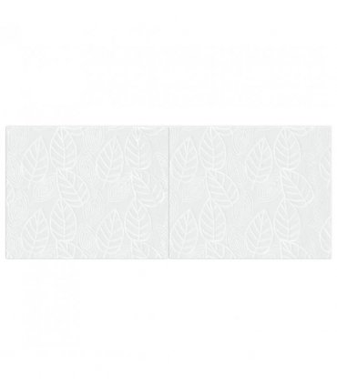 vidaXL Wall-Mounted Headboard DELFT White Engineered Wood
