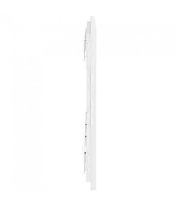 vidaXL Wall-Mounted Headboard ALKMAAR White Engineered Wood