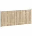 vidaXL Wall-Mounted Headboard UTRECHT Sonoma Oak Engineered Wood