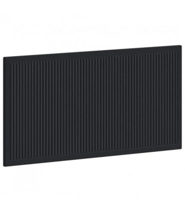 vidaXL Wall-Mounted Headboard EDE Black Engineered Wood