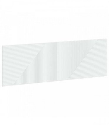 vidaXL Wall-Mounted Headboard HAARLEM White Engineered Wood