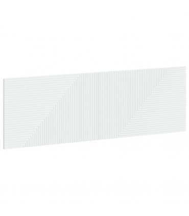 vidaXL Wall-Mounted Headboard HAARLEM White Engineered Wood