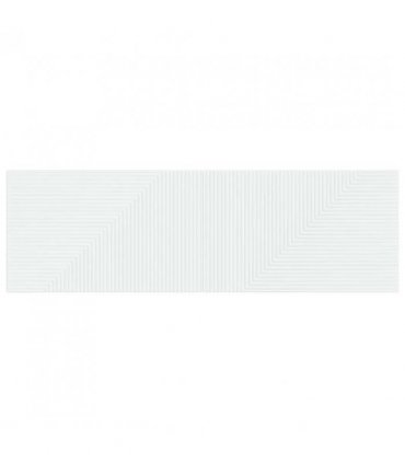 vidaXL Wall-Mounted Headboard HAARLEM White Engineered Wood
