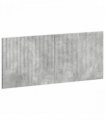 vidaXL Wall-Mounted Headboard HOORN Concrete Grey Engineered Wood