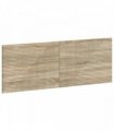 vidaXL Wall-Mounted Headboard HAARLEM Sonoma Oak Engineered Wood