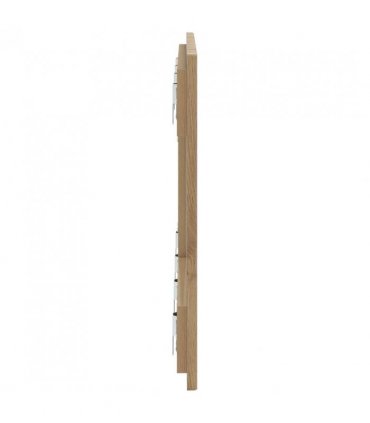 vidaXL Wall-Mounted Headboard HOORN Artisan Oak Engineered Wood