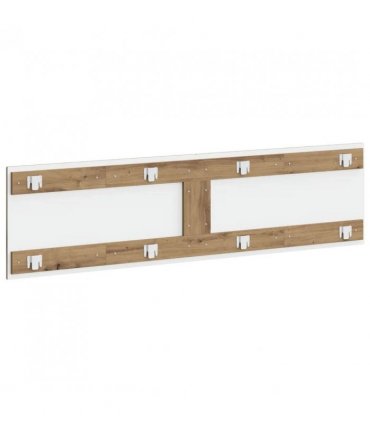 vidaXL Wall-Mounted Headboard HOORN Artisan Oak Engineered Wood