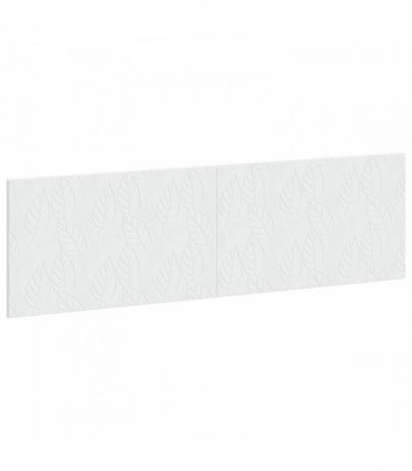 vidaXL Wall-Mounted Headboard DELFT White Engineered Wood