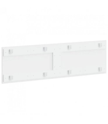 vidaXL Wall-Mounted Headboard DELFT White Engineered Wood
