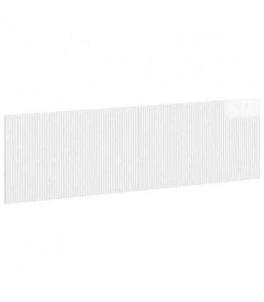 vidaXL Wall-Mounted Headboard ARNHEM High Gloss White Engineered Wood