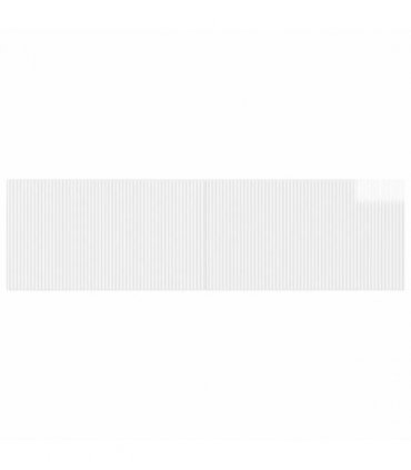 vidaXL Wall-Mounted Headboard ARNHEM High Gloss White Engineered Wood